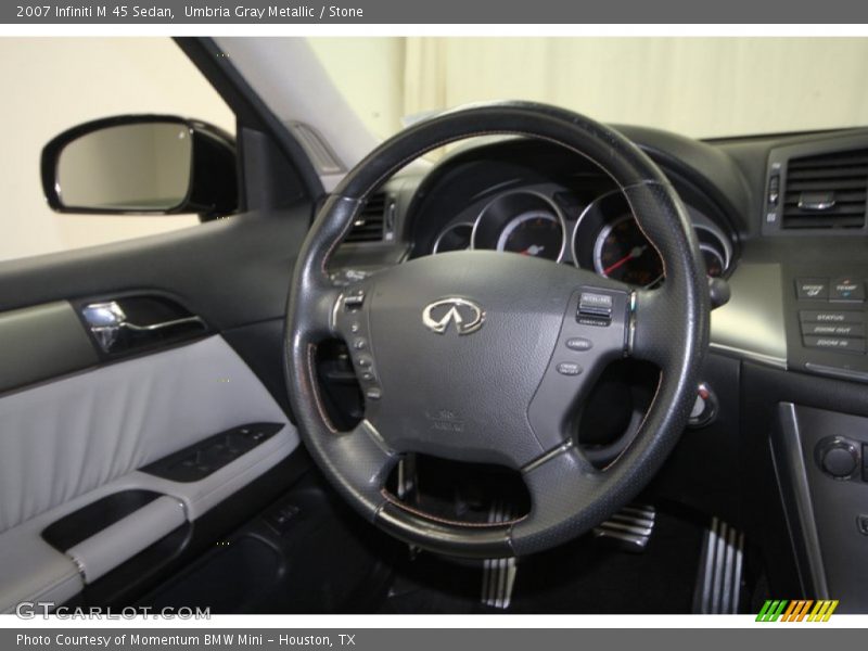 Umbria Gray Metallic / Stone 2007 Infiniti M 45 Sedan