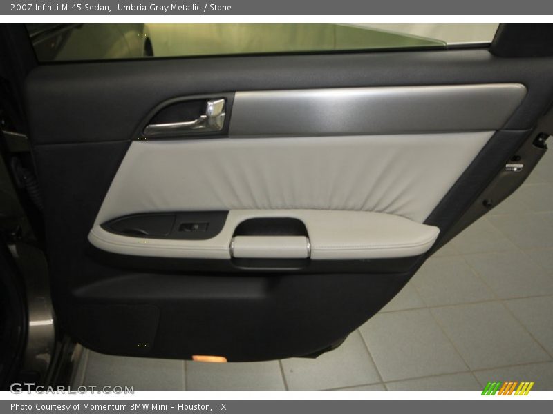 Umbria Gray Metallic / Stone 2007 Infiniti M 45 Sedan