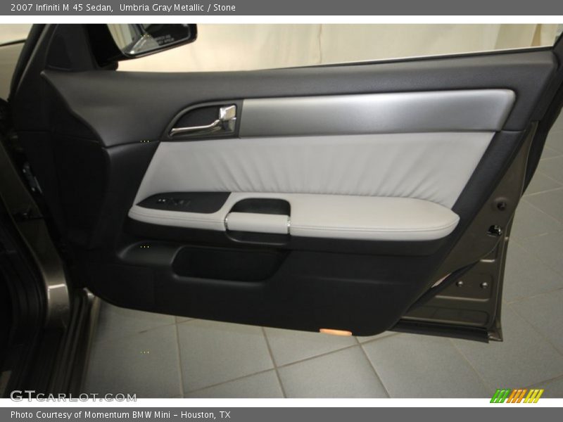 Umbria Gray Metallic / Stone 2007 Infiniti M 45 Sedan