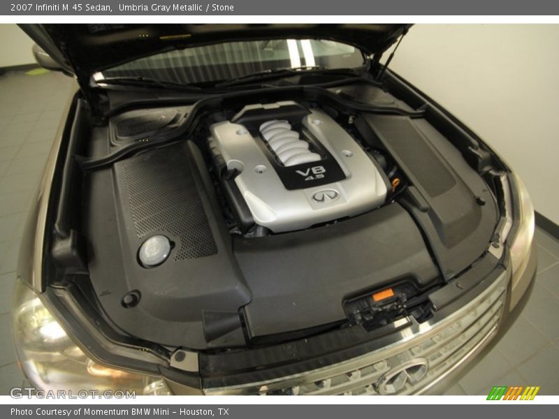 Umbria Gray Metallic / Stone 2007 Infiniti M 45 Sedan