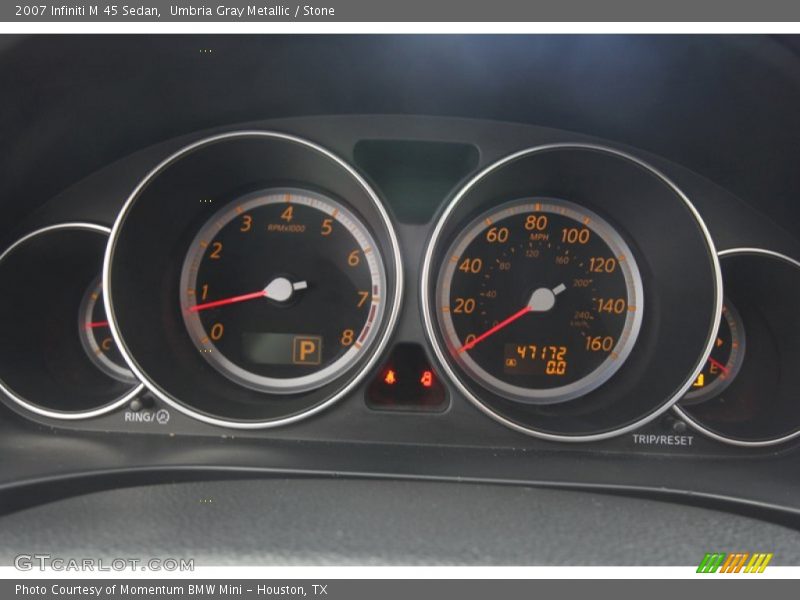 Umbria Gray Metallic / Stone 2007 Infiniti M 45 Sedan