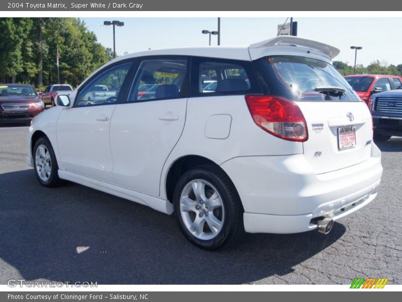 Super White / Dark Gray 2004 Toyota Matrix