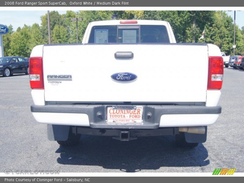 Oxford White / Medium Dark Flint 2008 Ford Ranger Sport SuperCab