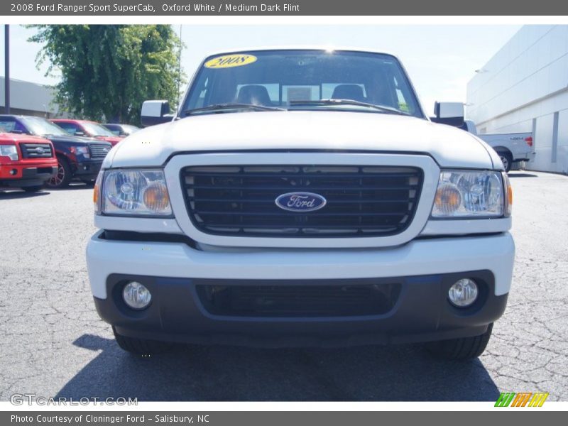 Oxford White / Medium Dark Flint 2008 Ford Ranger Sport SuperCab