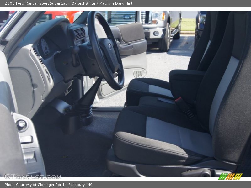 Oxford White / Medium Dark Flint 2008 Ford Ranger Sport SuperCab