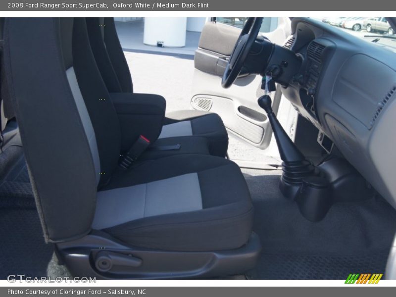 Oxford White / Medium Dark Flint 2008 Ford Ranger Sport SuperCab