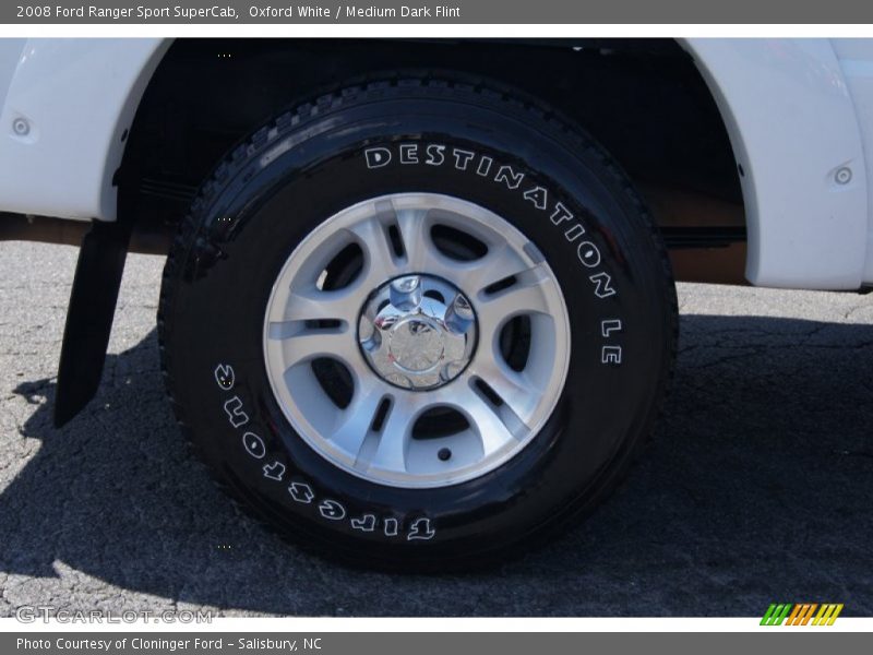 Oxford White / Medium Dark Flint 2008 Ford Ranger Sport SuperCab