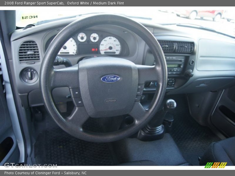 Oxford White / Medium Dark Flint 2008 Ford Ranger Sport SuperCab