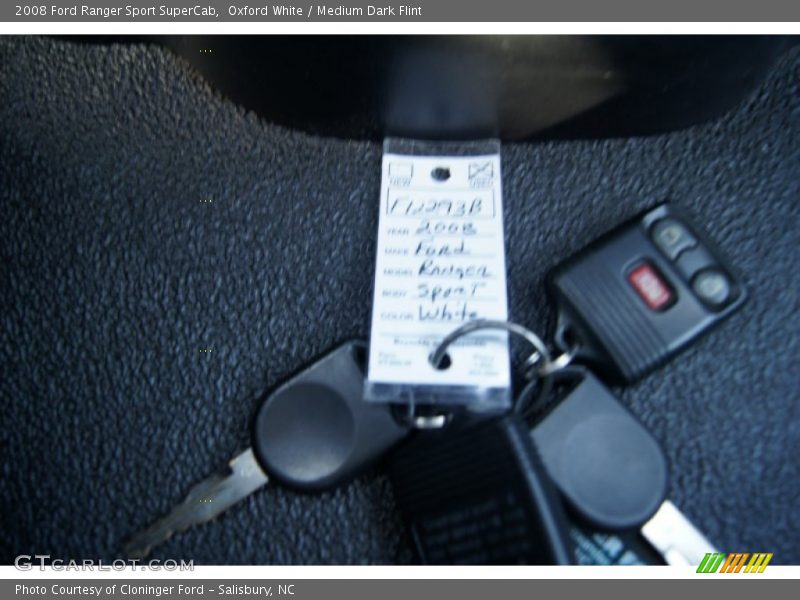 Oxford White / Medium Dark Flint 2008 Ford Ranger Sport SuperCab