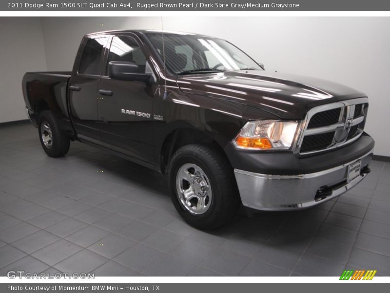 Rugged Brown Pearl / Dark Slate Gray/Medium Graystone 2011 Dodge Ram 1500 SLT Quad Cab 4x4