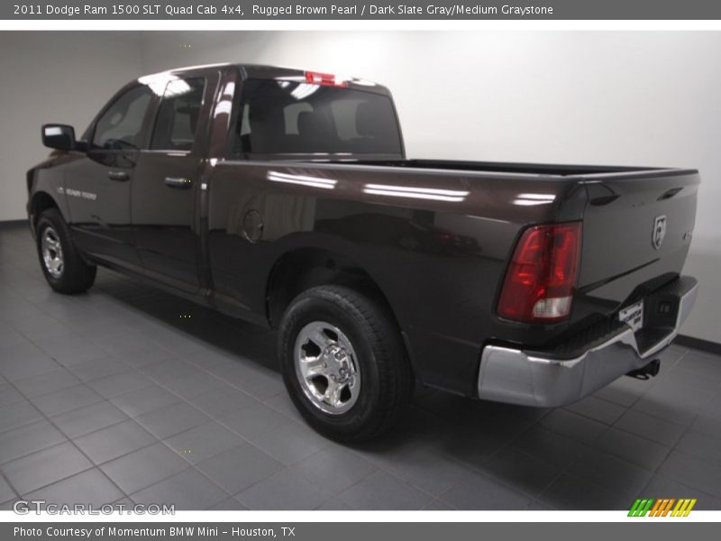Rugged Brown Pearl / Dark Slate Gray/Medium Graystone 2011 Dodge Ram 1500 SLT Quad Cab 4x4