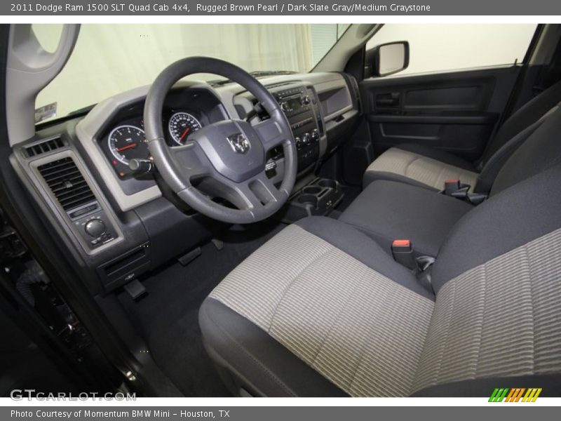Rugged Brown Pearl / Dark Slate Gray/Medium Graystone 2011 Dodge Ram 1500 SLT Quad Cab 4x4