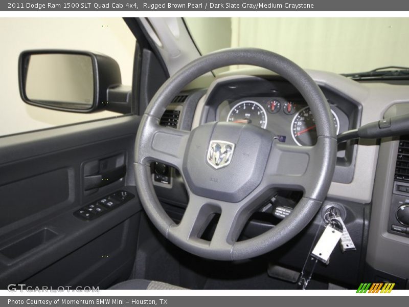 Rugged Brown Pearl / Dark Slate Gray/Medium Graystone 2011 Dodge Ram 1500 SLT Quad Cab 4x4