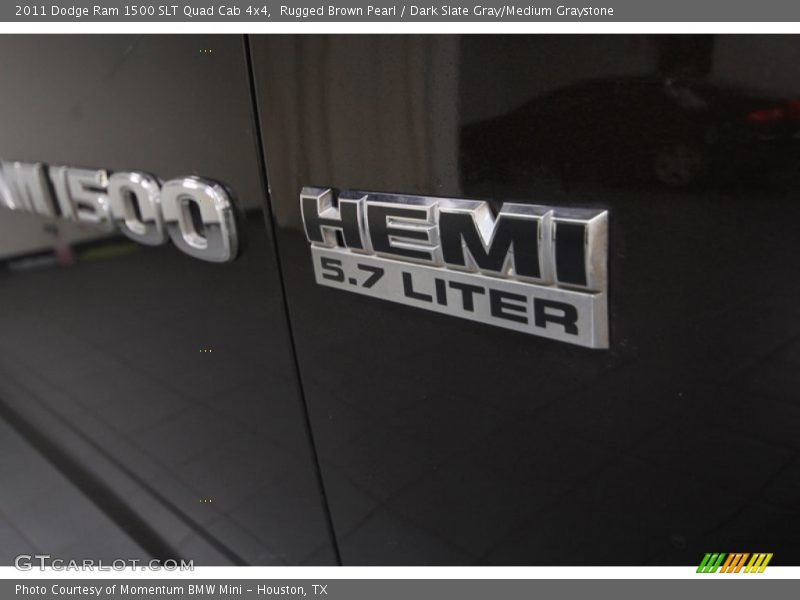 Rugged Brown Pearl / Dark Slate Gray/Medium Graystone 2011 Dodge Ram 1500 SLT Quad Cab 4x4
