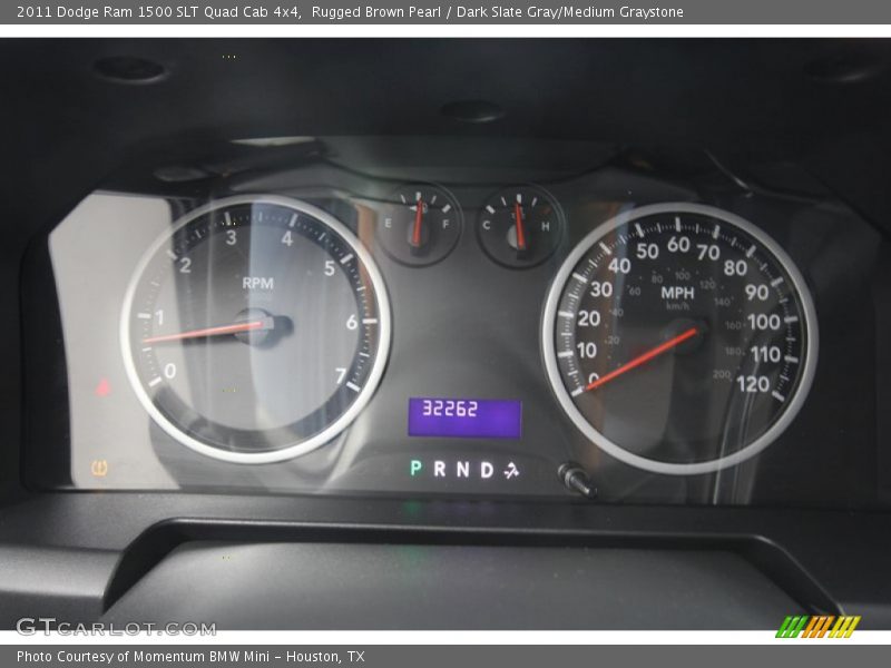 Rugged Brown Pearl / Dark Slate Gray/Medium Graystone 2011 Dodge Ram 1500 SLT Quad Cab 4x4