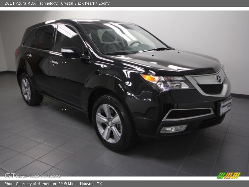 Crystal Black Pearl / Ebony 2011 Acura MDX Technology