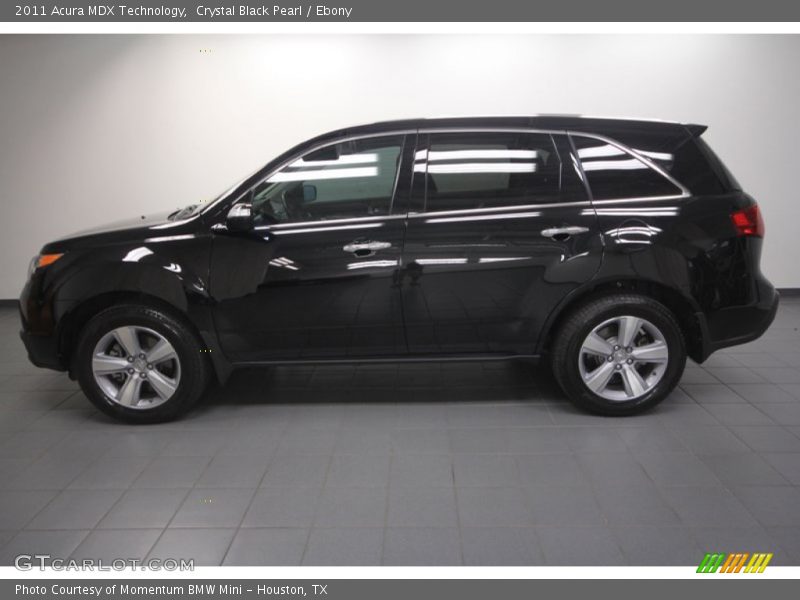 Crystal Black Pearl / Ebony 2011 Acura MDX Technology