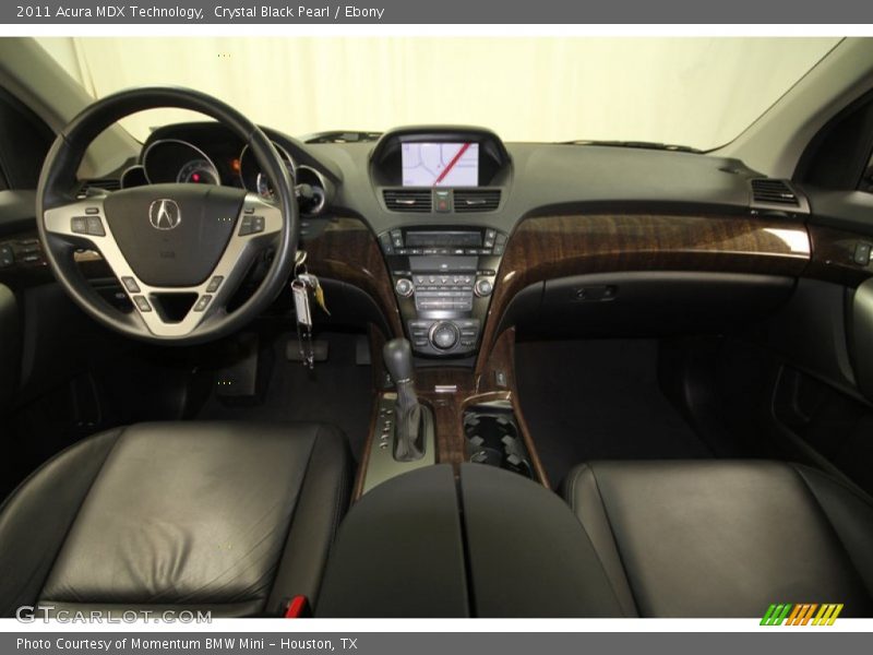 Crystal Black Pearl / Ebony 2011 Acura MDX Technology