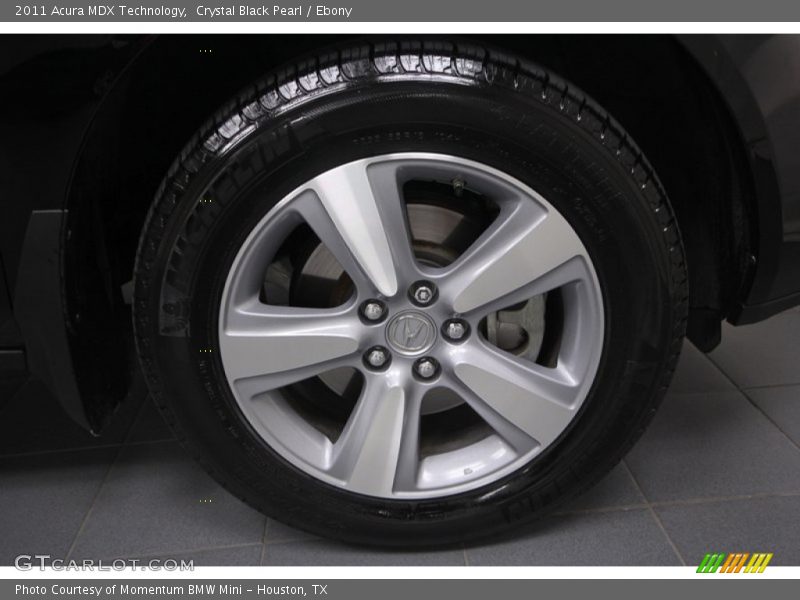 Crystal Black Pearl / Ebony 2011 Acura MDX Technology