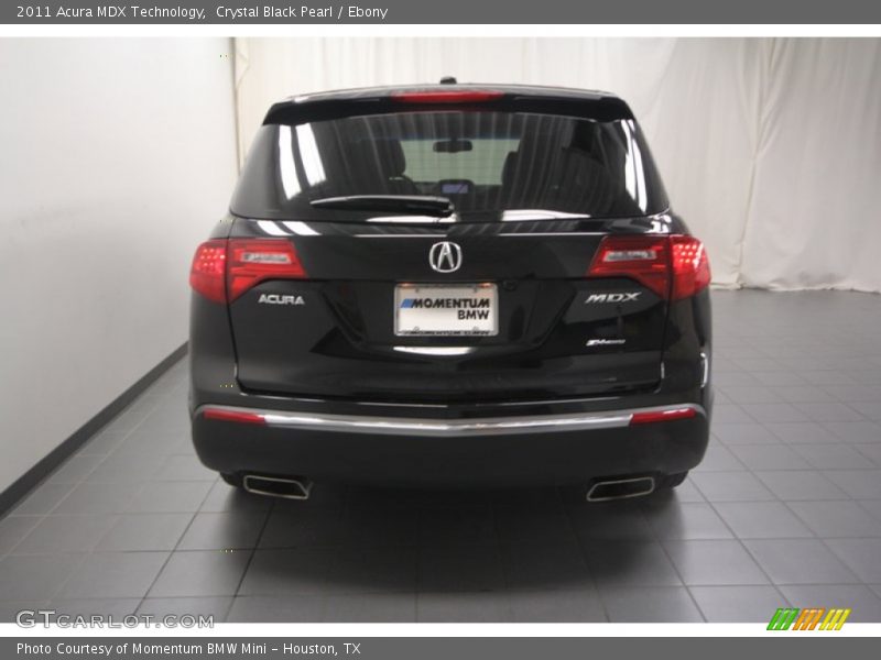 Crystal Black Pearl / Ebony 2011 Acura MDX Technology