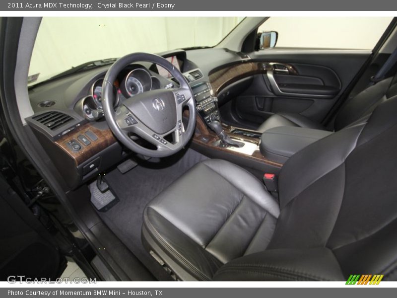 Crystal Black Pearl / Ebony 2011 Acura MDX Technology