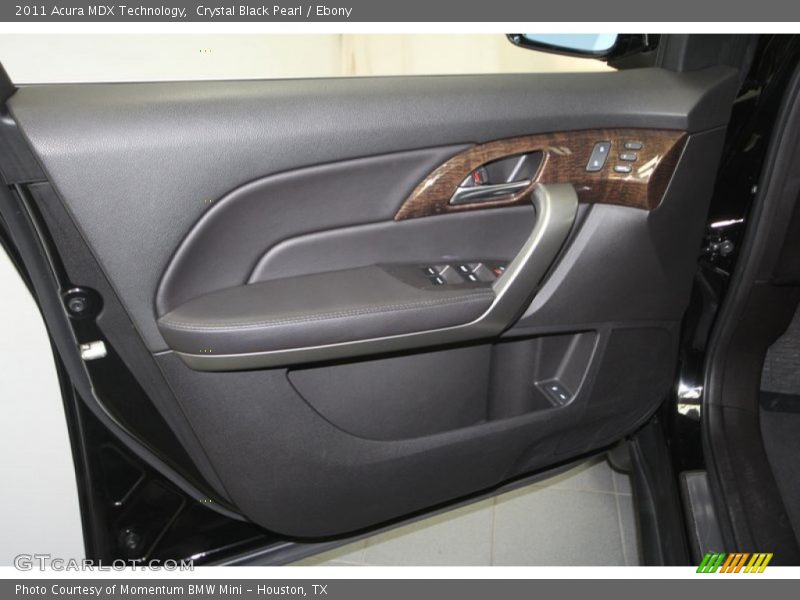 Crystal Black Pearl / Ebony 2011 Acura MDX Technology