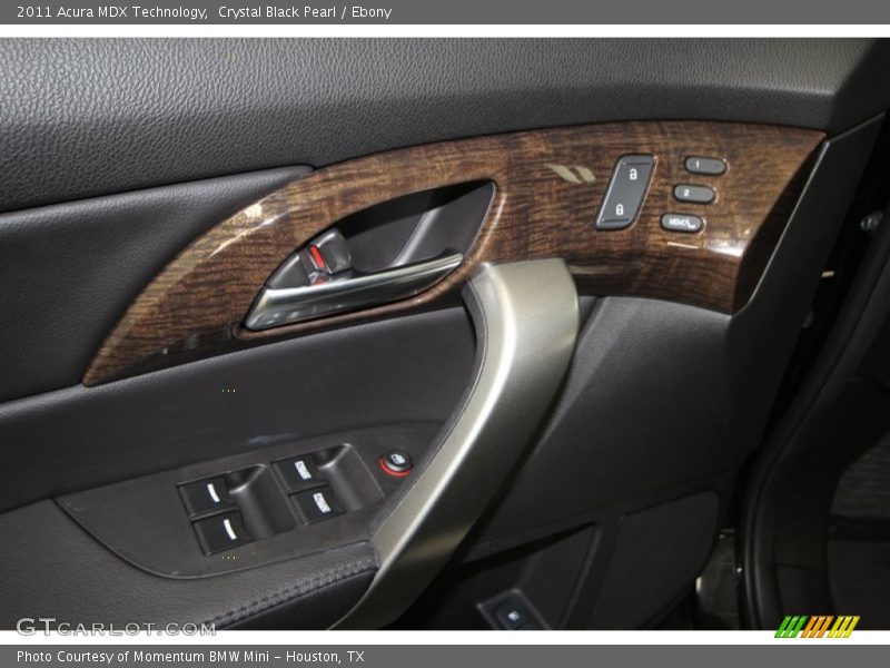 Crystal Black Pearl / Ebony 2011 Acura MDX Technology
