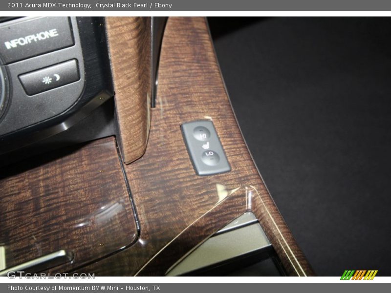 Crystal Black Pearl / Ebony 2011 Acura MDX Technology