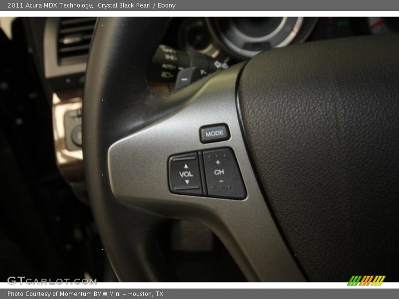 Crystal Black Pearl / Ebony 2011 Acura MDX Technology