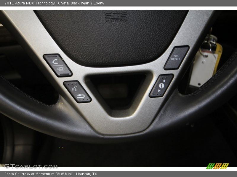 Crystal Black Pearl / Ebony 2011 Acura MDX Technology