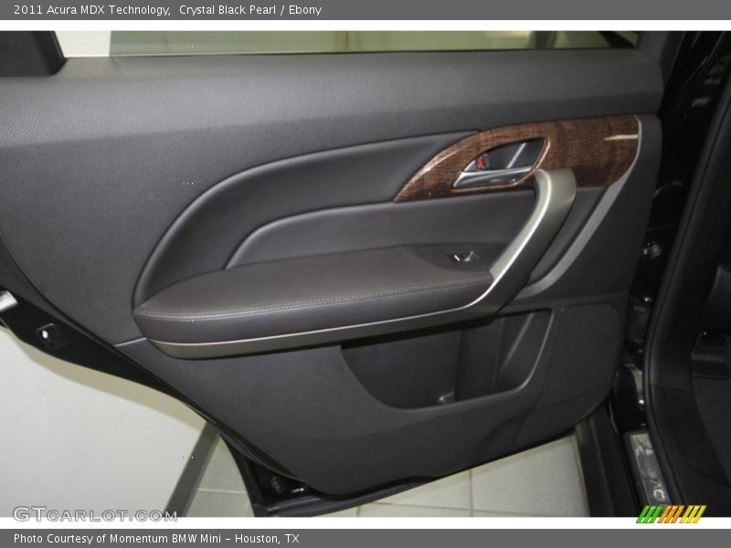 Crystal Black Pearl / Ebony 2011 Acura MDX Technology