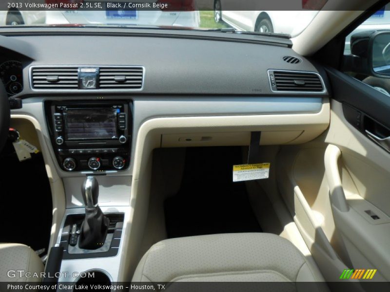 Black / Cornsilk Beige 2013 Volkswagen Passat 2.5L SE