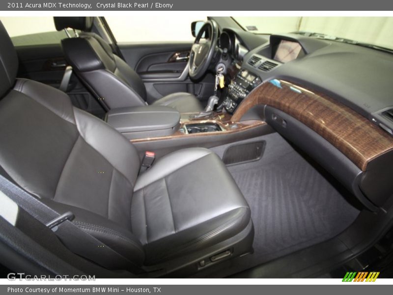 Crystal Black Pearl / Ebony 2011 Acura MDX Technology