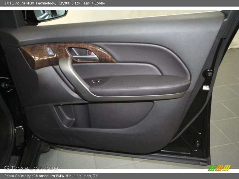 Crystal Black Pearl / Ebony 2011 Acura MDX Technology