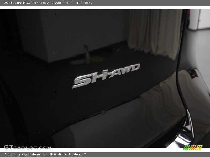 Crystal Black Pearl / Ebony 2011 Acura MDX Technology