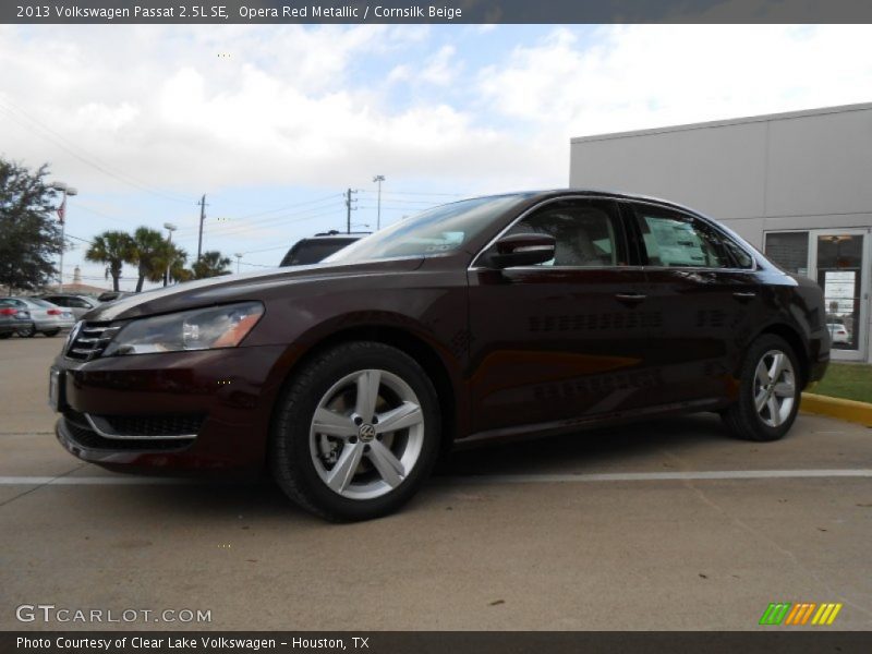 Opera Red Metallic / Cornsilk Beige 2013 Volkswagen Passat 2.5L SE