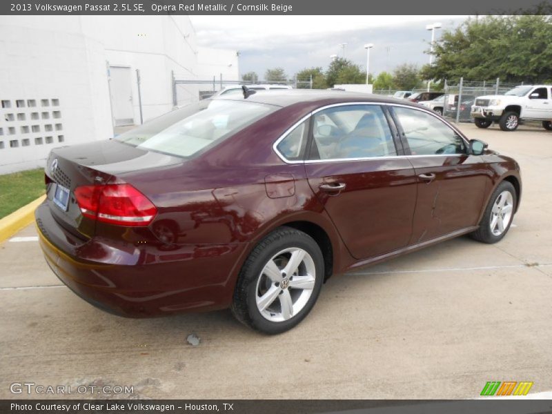 Opera Red Metallic / Cornsilk Beige 2013 Volkswagen Passat 2.5L SE