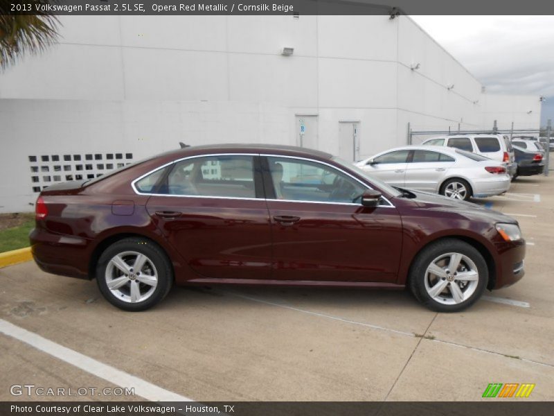 Opera Red Metallic / Cornsilk Beige 2013 Volkswagen Passat 2.5L SE
