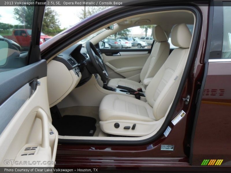 Opera Red Metallic / Cornsilk Beige 2013 Volkswagen Passat 2.5L SE