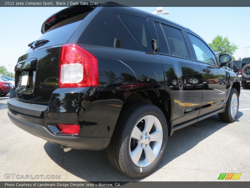Black / Dark Slate Gray 2012 Jeep Compass Sport