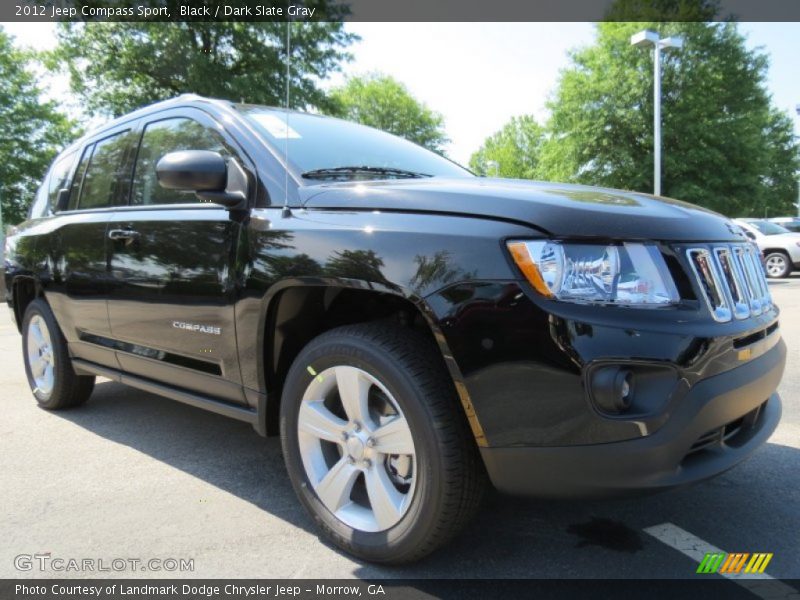 Black / Dark Slate Gray 2012 Jeep Compass Sport