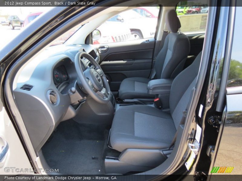 Black / Dark Slate Gray 2012 Jeep Compass Sport