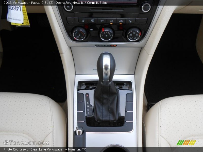 Opera Red Metallic / Cornsilk Beige 2013 Volkswagen Passat 2.5L SE