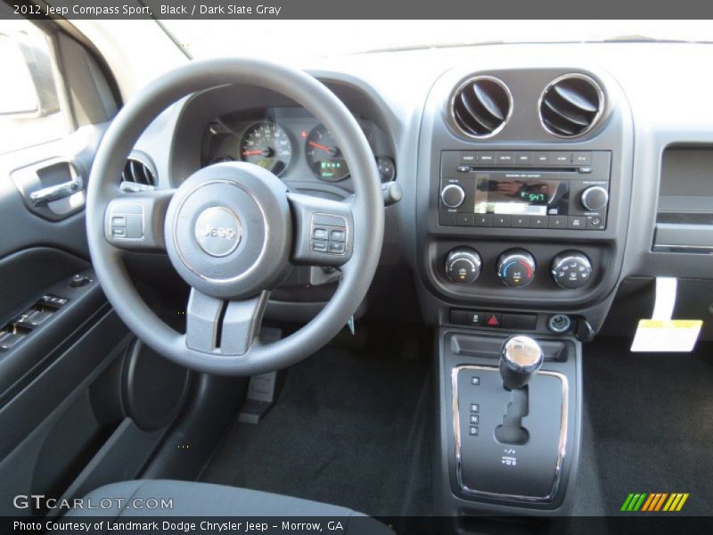 Black / Dark Slate Gray 2012 Jeep Compass Sport