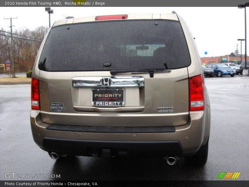 Mocha Metallic / Beige 2010 Honda Pilot Touring 4WD