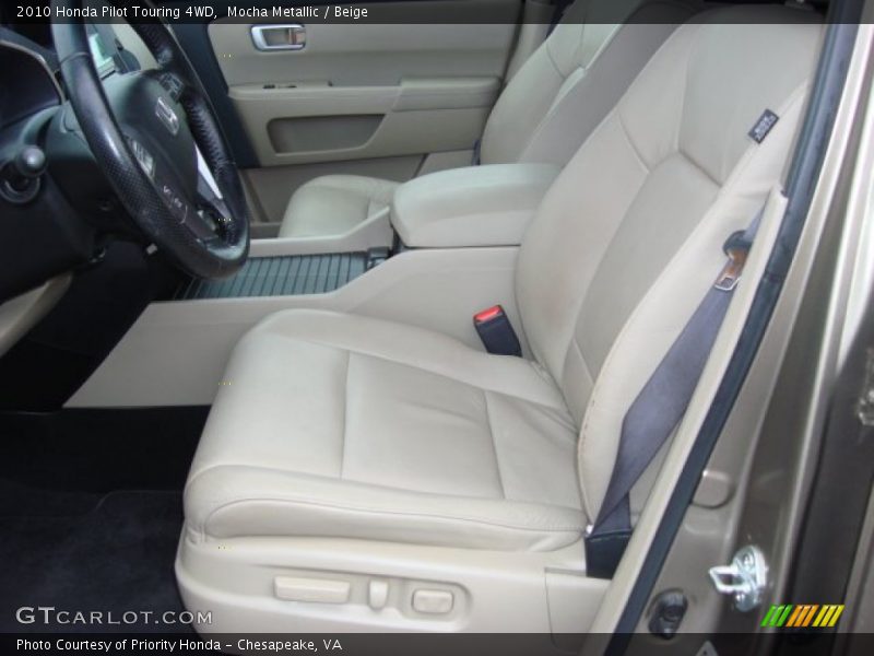 Mocha Metallic / Beige 2010 Honda Pilot Touring 4WD