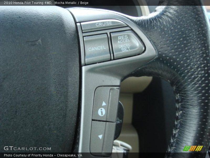 Mocha Metallic / Beige 2010 Honda Pilot Touring 4WD