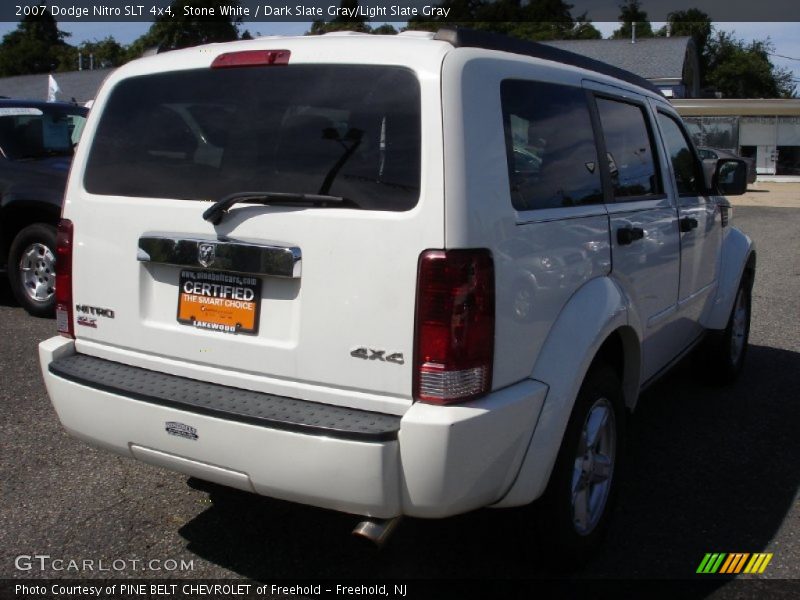 Stone White / Dark Slate Gray/Light Slate Gray 2007 Dodge Nitro SLT 4x4
