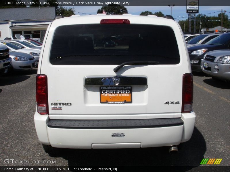 Stone White / Dark Slate Gray/Light Slate Gray 2007 Dodge Nitro SLT 4x4