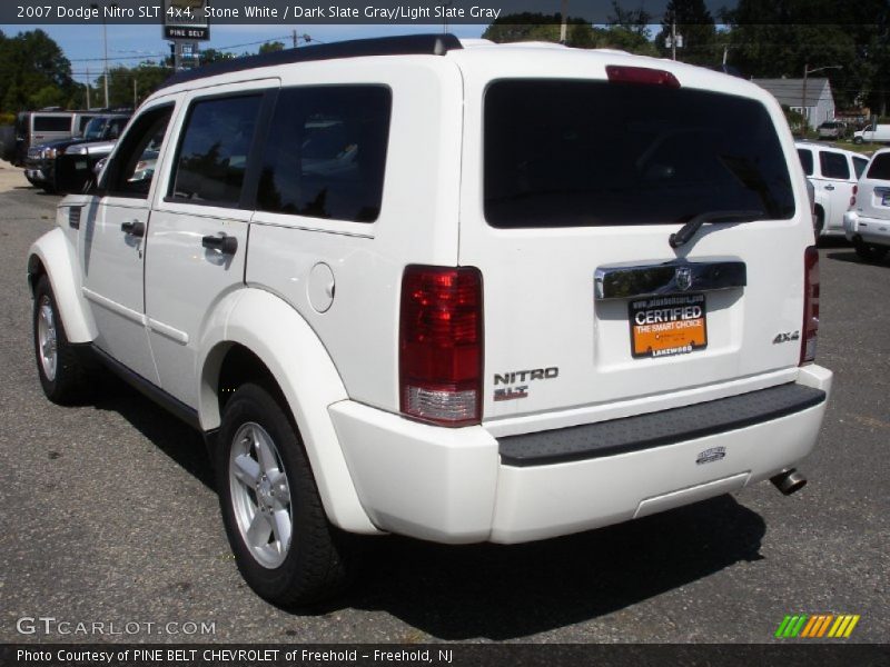 Stone White / Dark Slate Gray/Light Slate Gray 2007 Dodge Nitro SLT 4x4